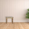 white interior with plant. 3d illustration