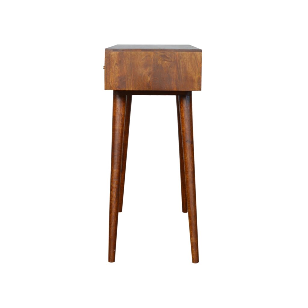 3 Drawer Assorted Chestnut Console - Image 8