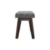 Grey Velvet Hallway Bench - Image 8
