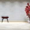 Wine Red Cotton Velvet Curved Bench - Image 10