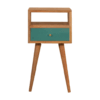 Mini Teal Hand Painted Bedside - Image 10