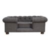 Battleship Tweed Button Pet Bed - Image 2