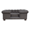 Battleship Tweed Button Pet Bed - Image 11