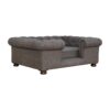 Battleship Tweed Button Pet Bed - Image 4