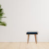 Teal Velvet Tray Style Footstool - Image 9