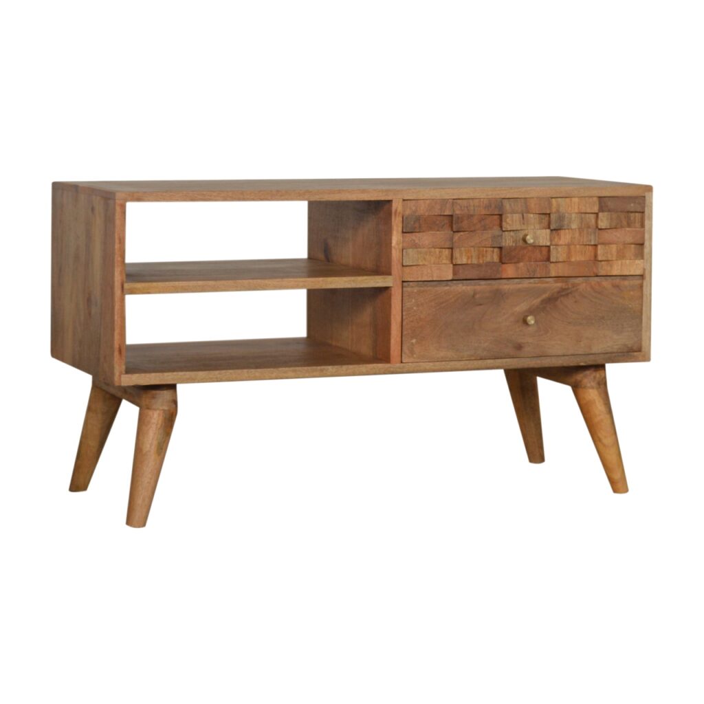 Tile Carved TV Unit - Image 3