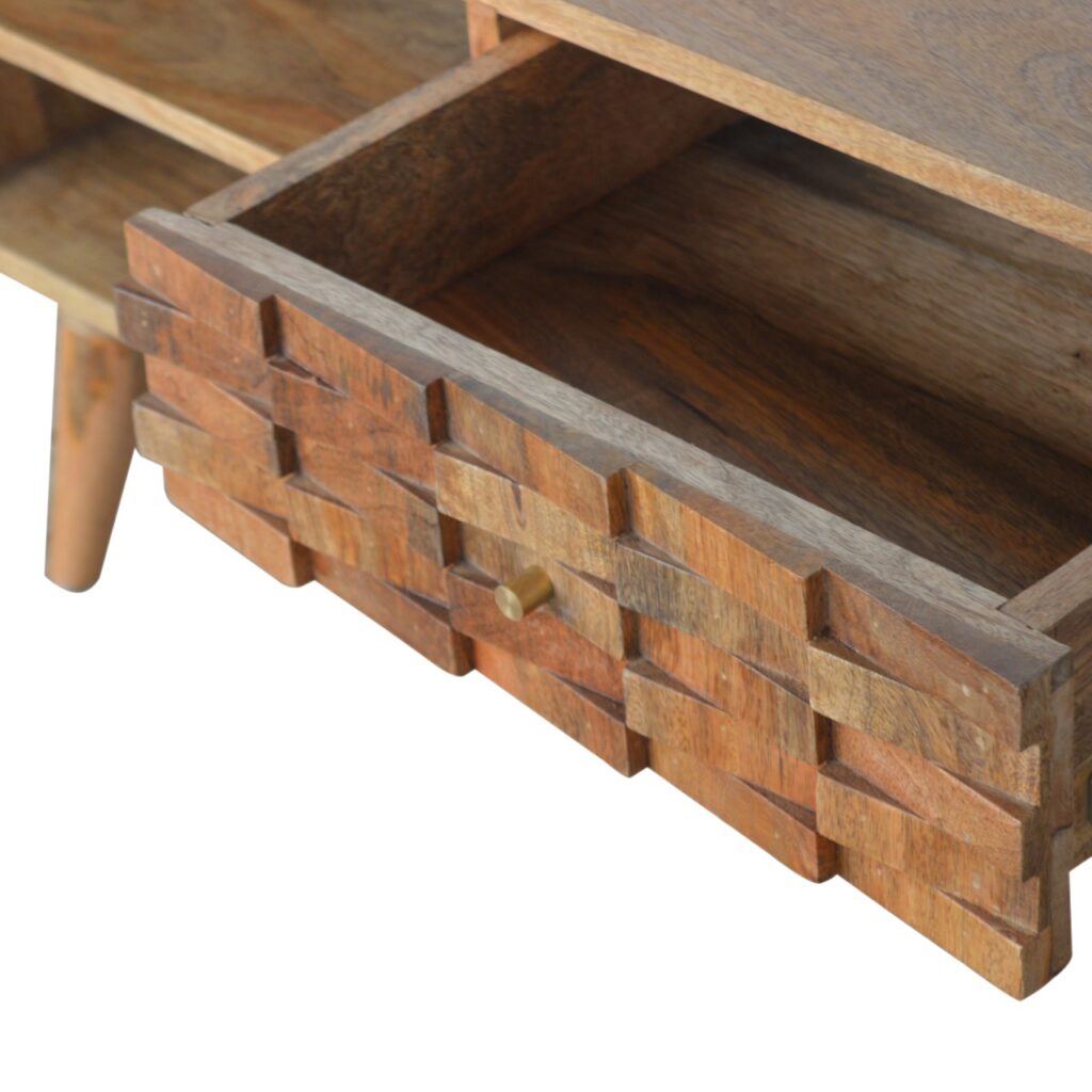 Tile Carved TV Unit - Image 6