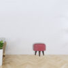 Pink Velvet Nordic Style Footstool - Image 8