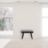 Grey Velvet Gold Base Footstool - Image 11