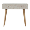 Taupe Floral Bone Console - Image 10