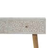 Taupe Floral Bone Console - Image 4