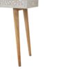 Taupe Floral Bone Console - Image 7