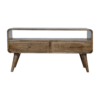 Curved Grey Washed Media Unit - Image 13