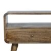 Curved Grey Washed Media Unit - Image 5