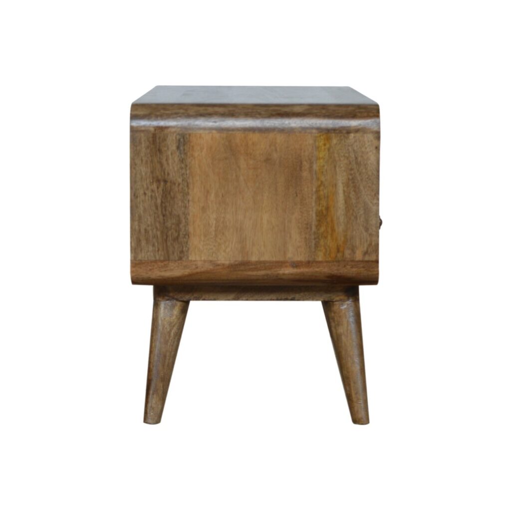 Curved Grey Washed Media Unit - Image 9