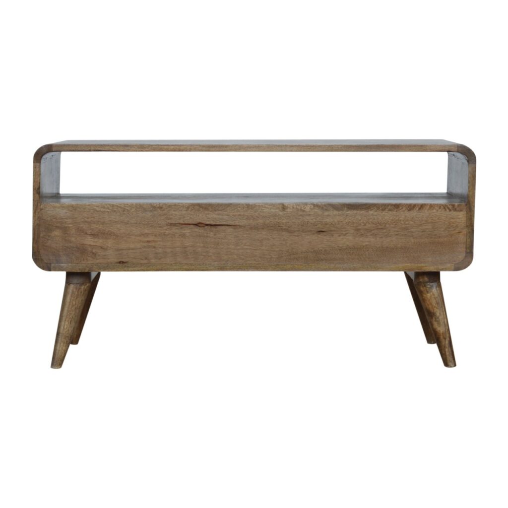Curved Grey Washed Media Unit - Image 10