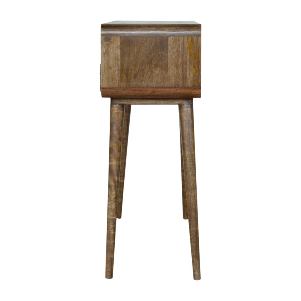 Curved Grey-wash Console Table - Image 3