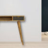 Grey Tweed Writing Desk - Image 11