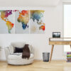 Curved Oak-ish Console Table - Image 11