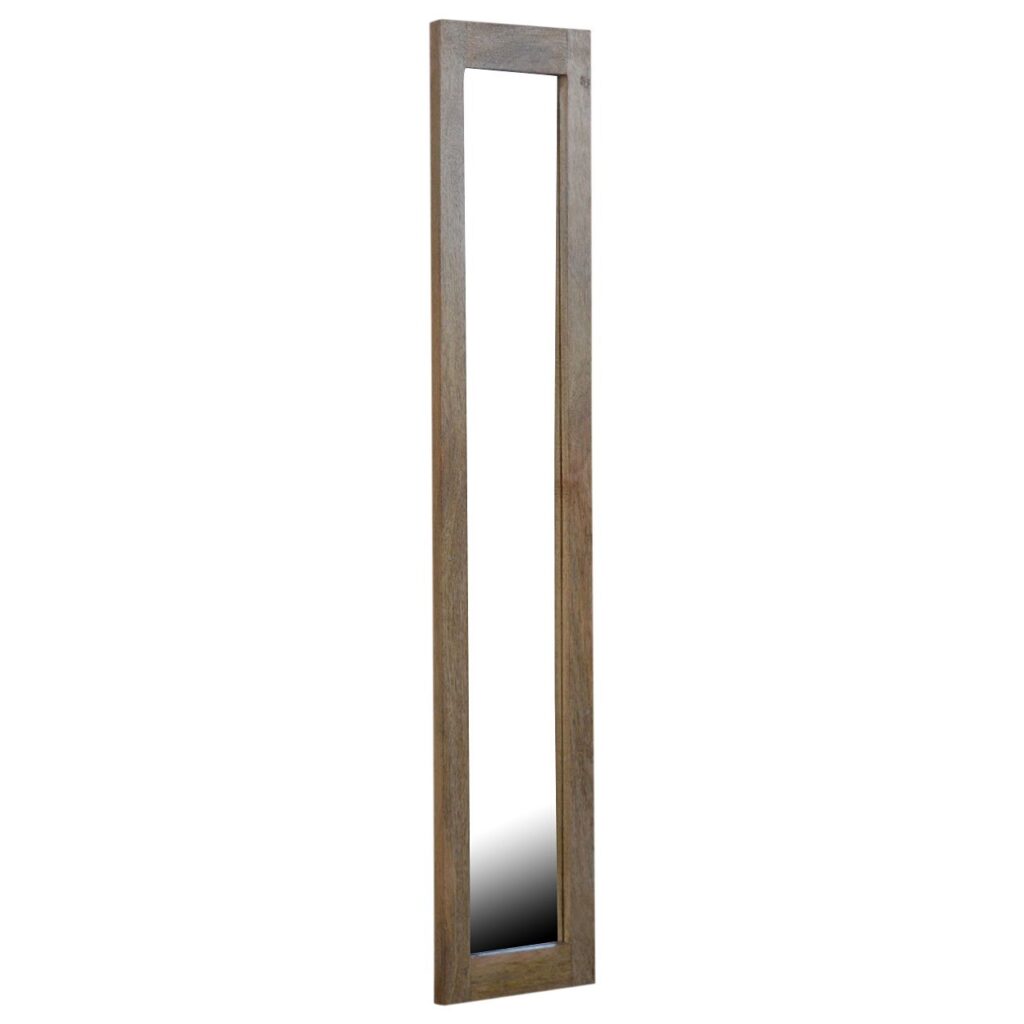 Rectangular Wooden Mirror - Image 2