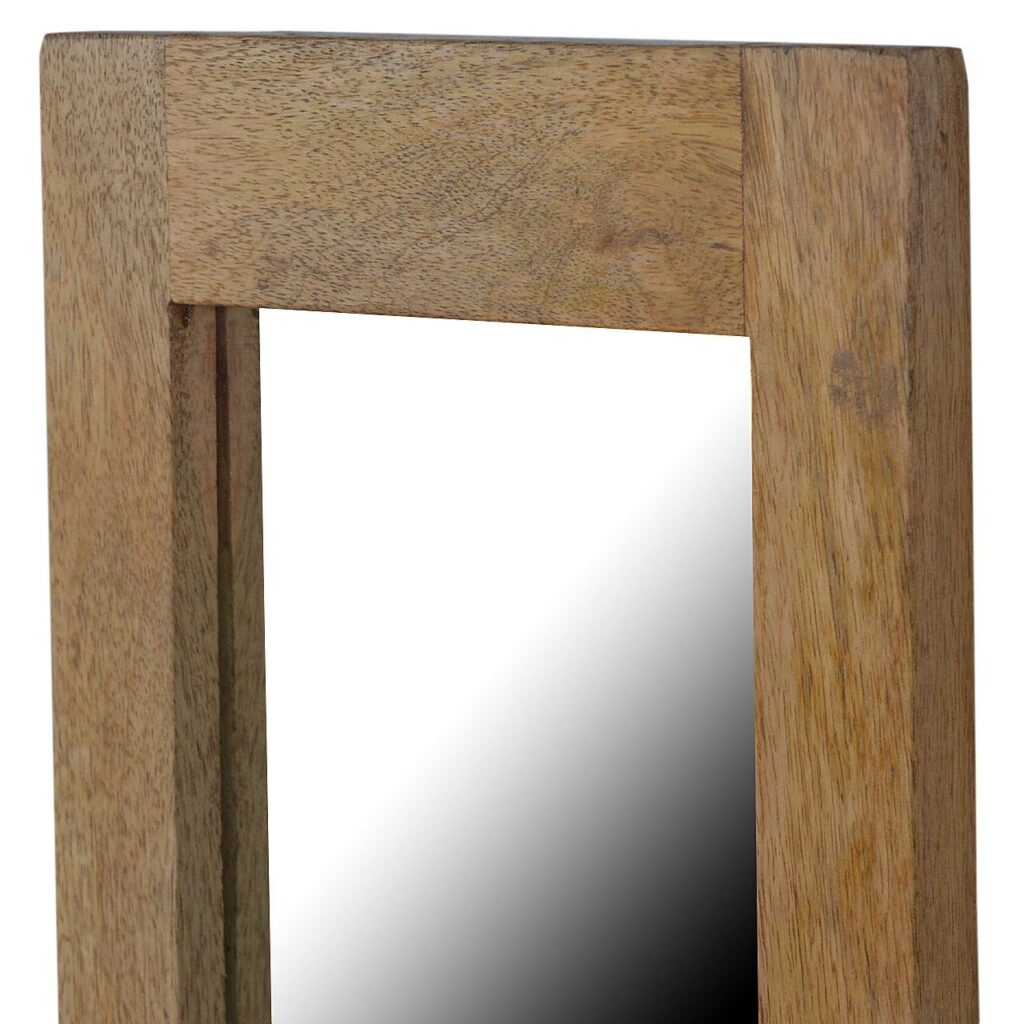 Rectangular Wooden Mirror - Image 4