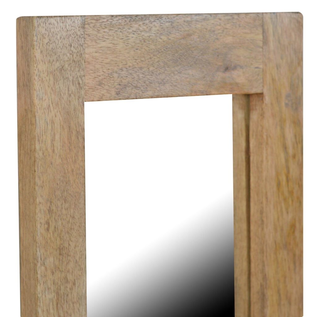 Rectangular Wooden Mirror - Image 5
