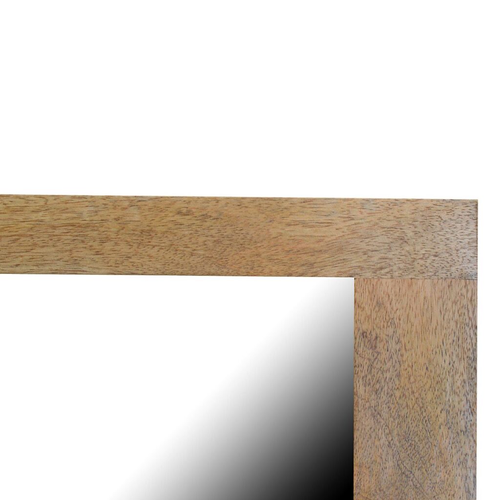 Rectangular Wooden Mirror - Image 7