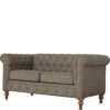 Multi Tweed 2 Seat Chesterfield - Image 2