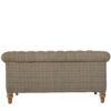 Multi Tweed 2 Seat Chesterfield - Image 9