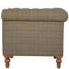 Multi Tweed 2 Seat Chesterfield - Image 6