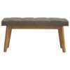 Multi Tweed Hallway Bench