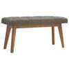Multi Tweed Hallway Bench - Image 2