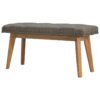 Multi Tweed Hallway Bench - Image 3