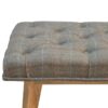 Multi Tweed Hallway Bench - Image 7
