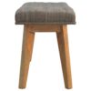 Multi Tweed Hallway Bench - Image 9