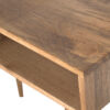 Oak-ish Open Shelf Writing Desk - Image 4
