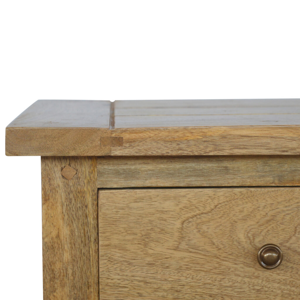 Country 3 Drawer Bedside - Image 5