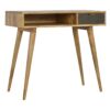 Grey Tweed Writing Desk - Image 2
