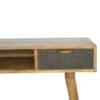 Grey Tweed Writing Desk - Image 4