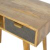 Grey Tweed Writing Desk - Image 5