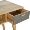 Grey Tweed Writing Desk - Image 3