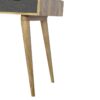 Grey Tweed Writing Desk - Image 6