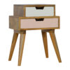 Blush Pink and White Multi Bedside - Image 2