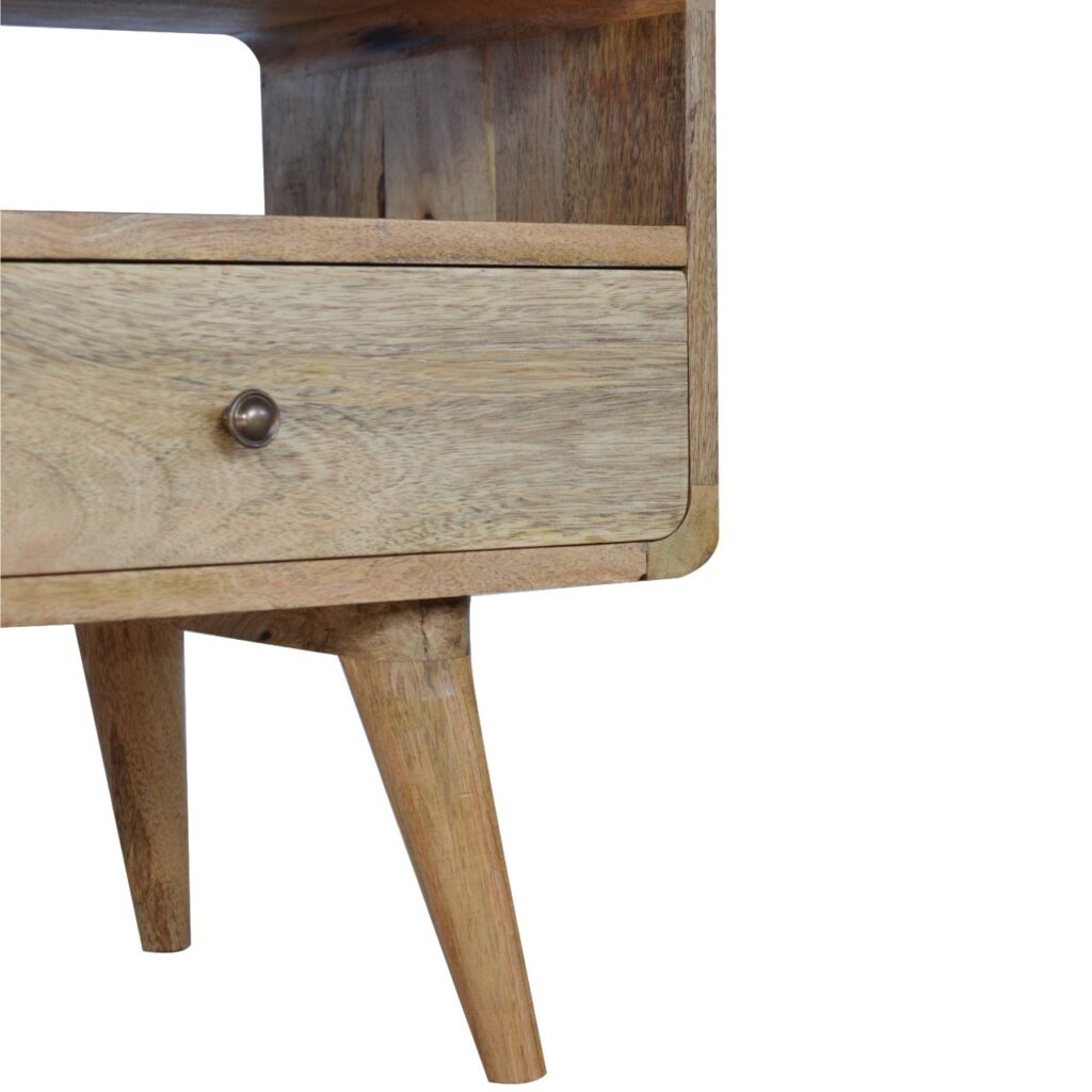 Curved Oak-ish Media Unit - Image 7