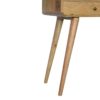 Curved Oak-ish Console Table - Image 7