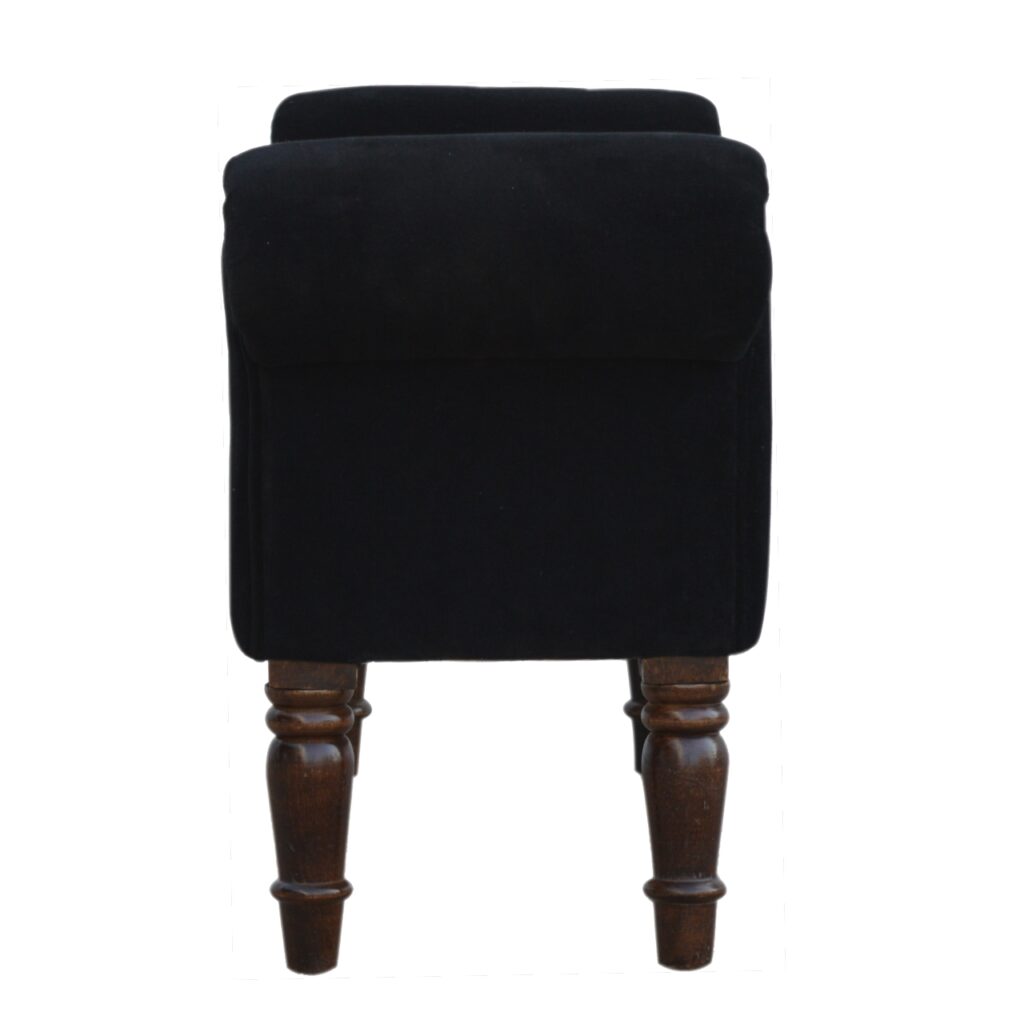 Black Velvet Bench - Image 8