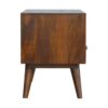 Chestnut Diamond Carved TV Unit - Image 8