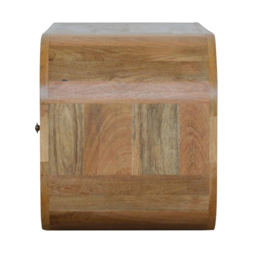 Curved Edge TV Unit with 2 Drawers - Image 8