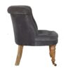 Grey Velvet Accent Chair - Image 8