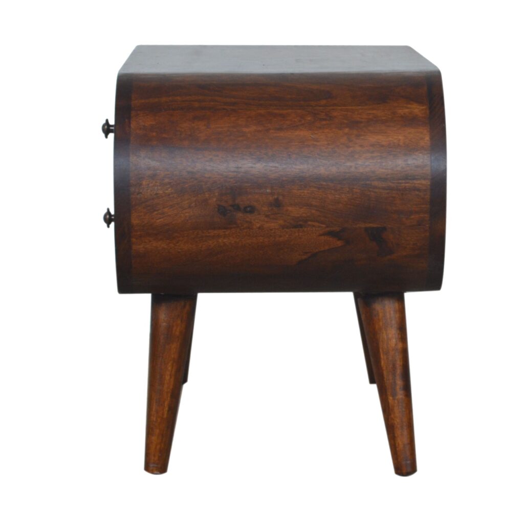 Chestnut Circular Media Unit - Image 8